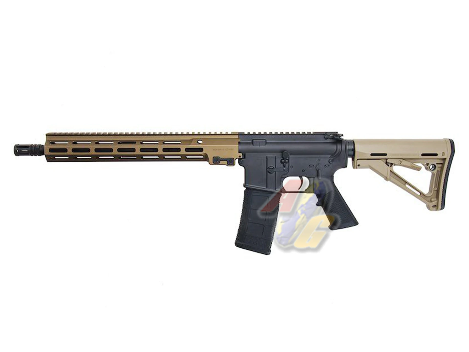 GunsModify 14.5" MWS GBB - GEI Rail with Blank Receiver (Level 2)
