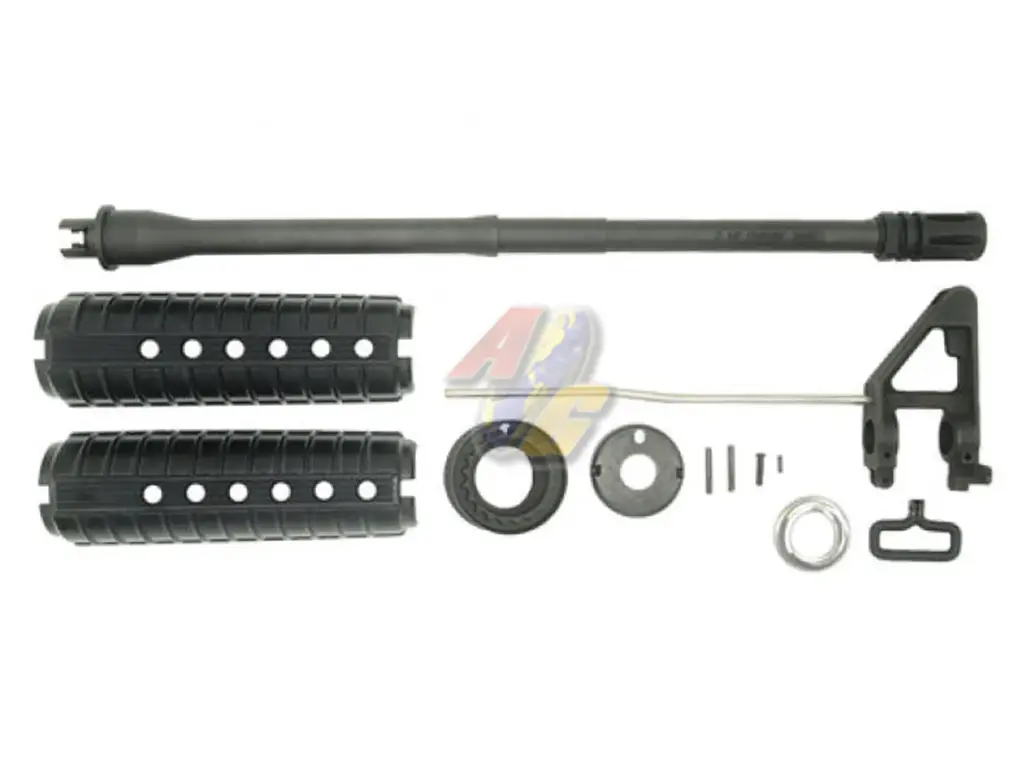 Angry Gun M653 Style Steel Outer Barrel Front Set for Tokyo Marui M4 MWS GBB Series