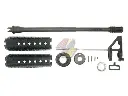 Angry Gun M653 Style Steel Outer Barrel Front Set for Tokyo Marui M4 MWS GBB Series