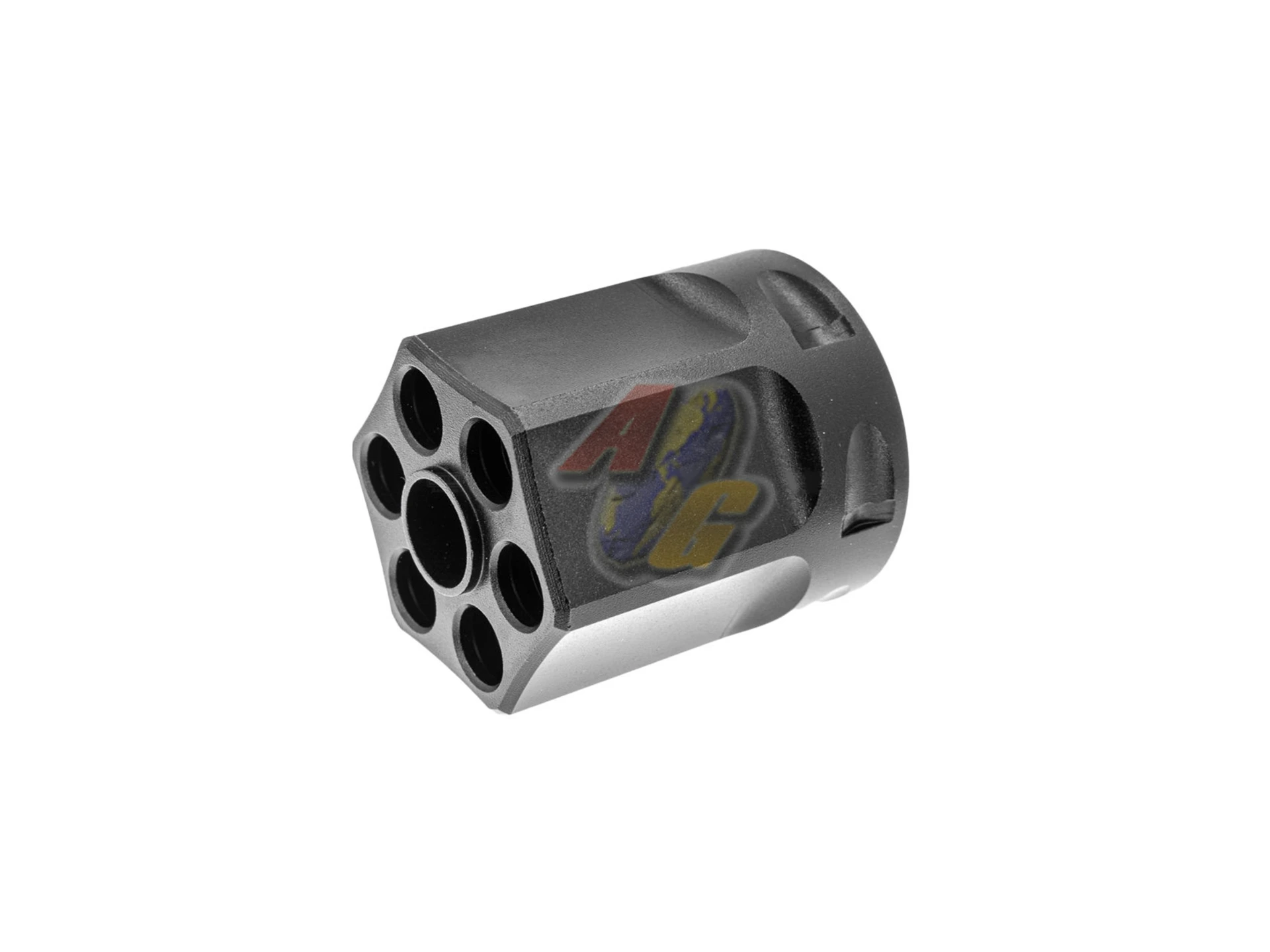 [CL-DWLCY-BK] CL Project Design Aluminum CNC Hexagon Cylinder for ASG Dan Wesson 715 Co2 Revolver - BK