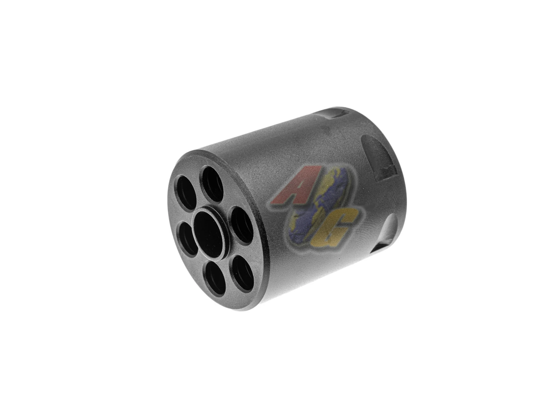 [CL-DWLR-BK] CL Project Design Aluminum CNC Round Cylinder for ASG Dan Wesson 715 Co2 Revolver - BK