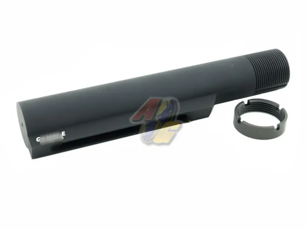 Angry Gun G-Style Mil-Spec CNC 6 Position Buffer Tube - MWS Version (BK)
