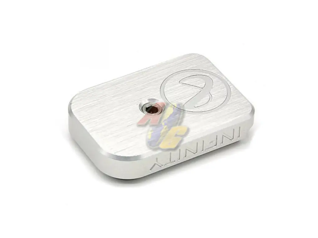 AIP CNC Infinity Magazine Base for Tokyo Marui Hi-Capa Series GBB (Silver) (Small)