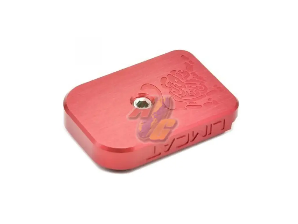 AIP CNC Limcat Magazine Base for Tokyo Marui Hi-Capa Series GBB (Red) (Small)