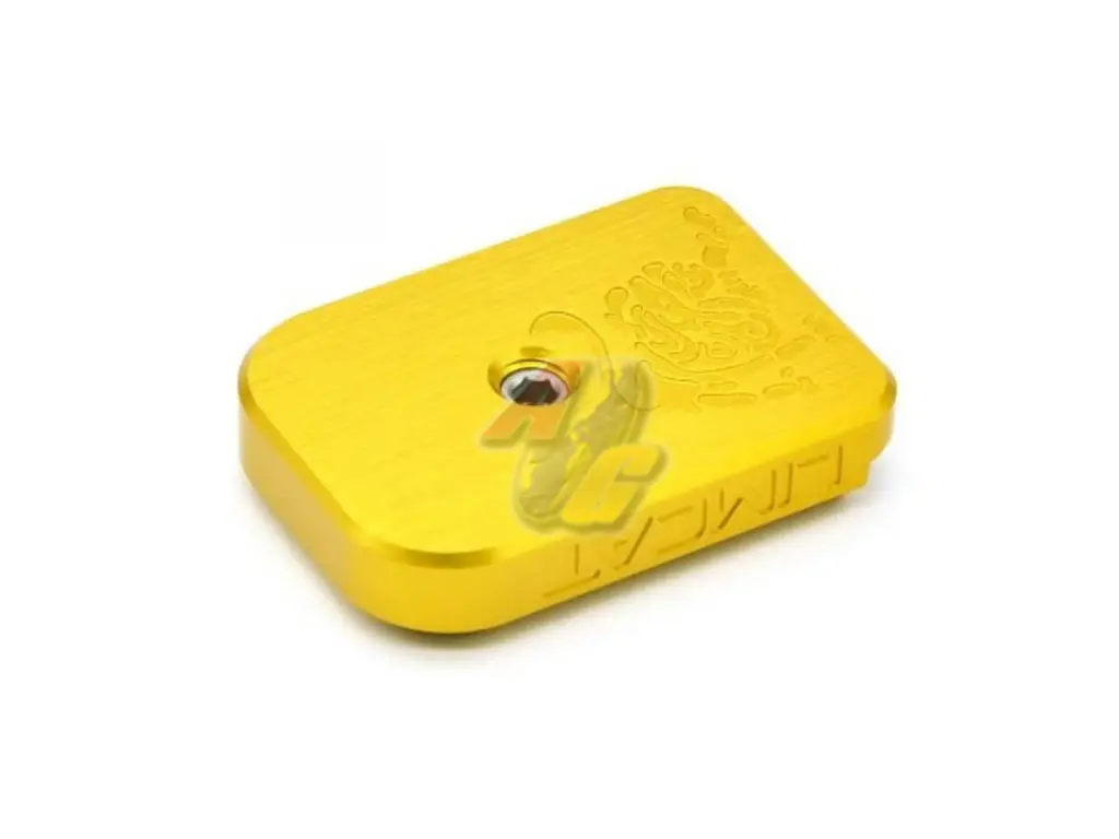 AIP CNC Limcat Magazine Base for Tokyo Marui Hi-Capa Series GBB ( Gold/ Small )