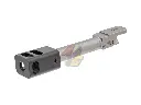 C&C Tac KK-Style Outer Barrel with 4-Port Compensator for Tokyo Marui G19 GBB - SV