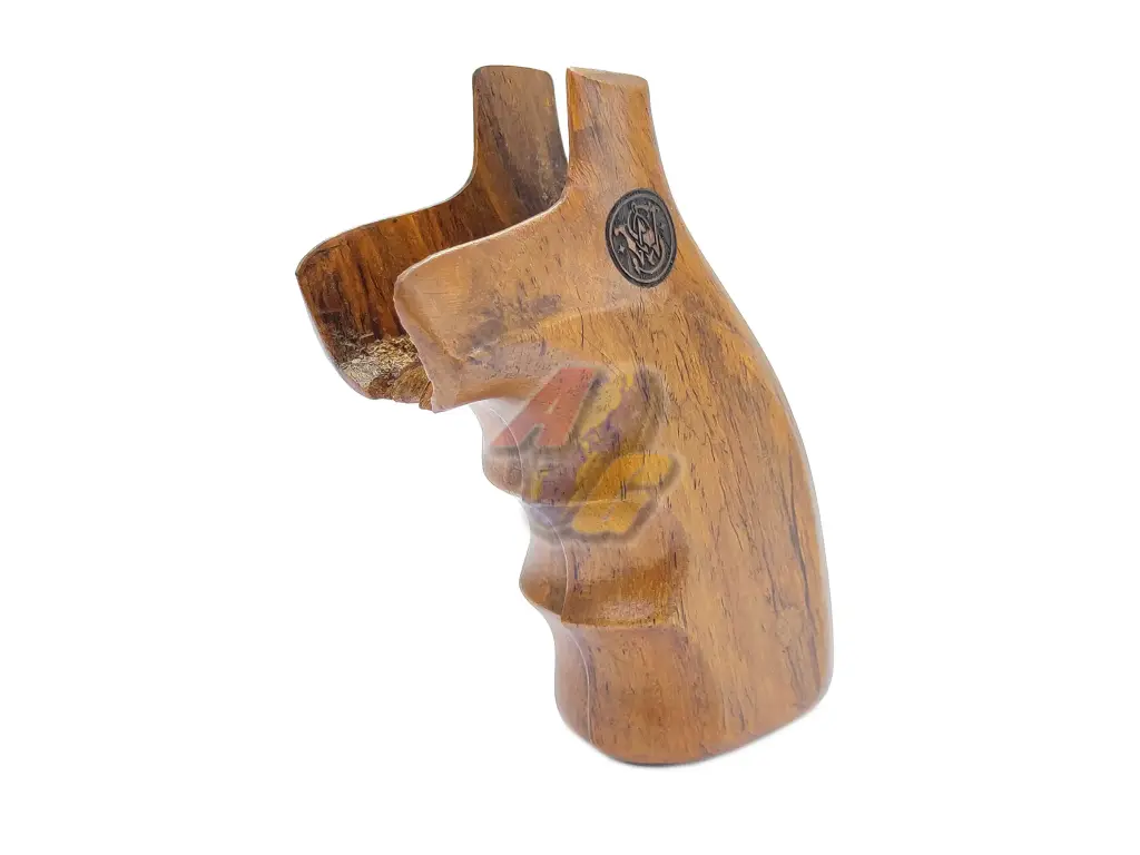 KIMPOI SHOP Carved Wood Grip for WG/ GUN Heaven 731, M36 Co2 Revolver Series - Type B