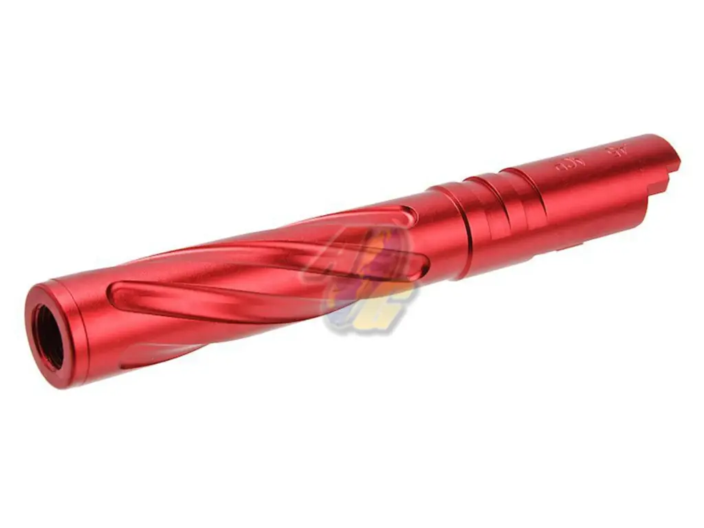 5KU 5.1 Aluminum Tornado Outer Barrel for Tokyo Marui Hi-Capa 5.1 Series GBB (Red/ 11mm+)