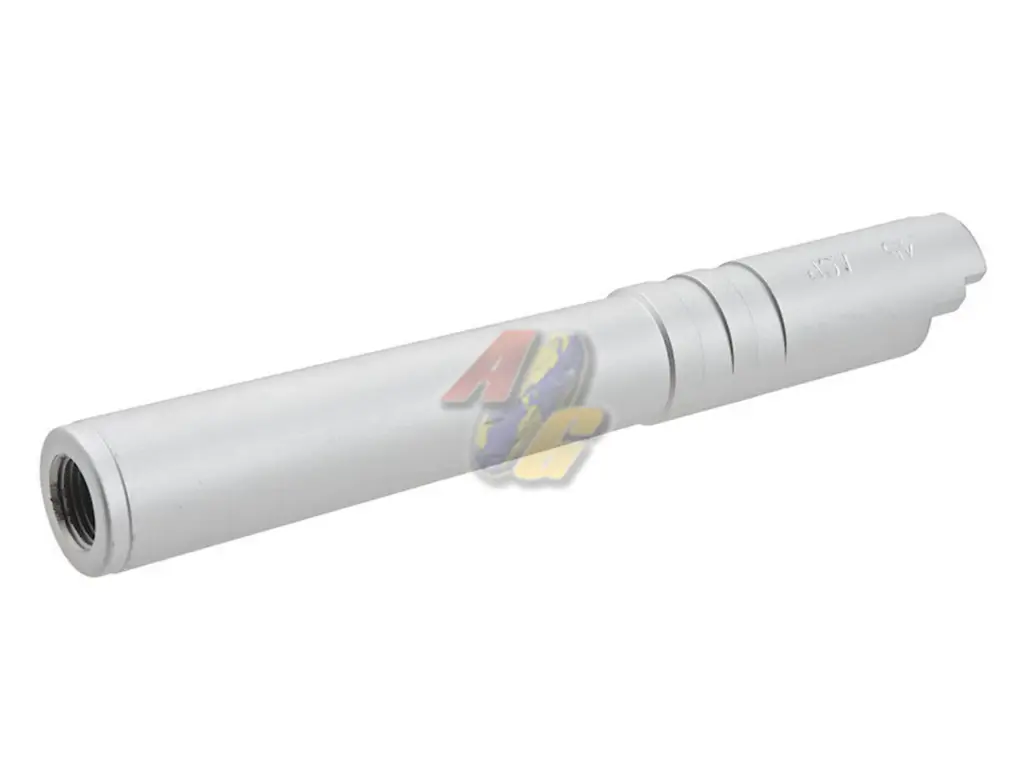 5KU 5.1 Aluminum Threaded Outer Barrel for Tokyo Marui Hi-Capa 5.1 Series GBB (Silver/ 11mm+)