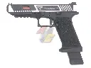 EMG TTI Combat Master G34 GBB with OMEGA Frame (BK/ SV) (Top Gas Version) (Licensed) (By APS)
