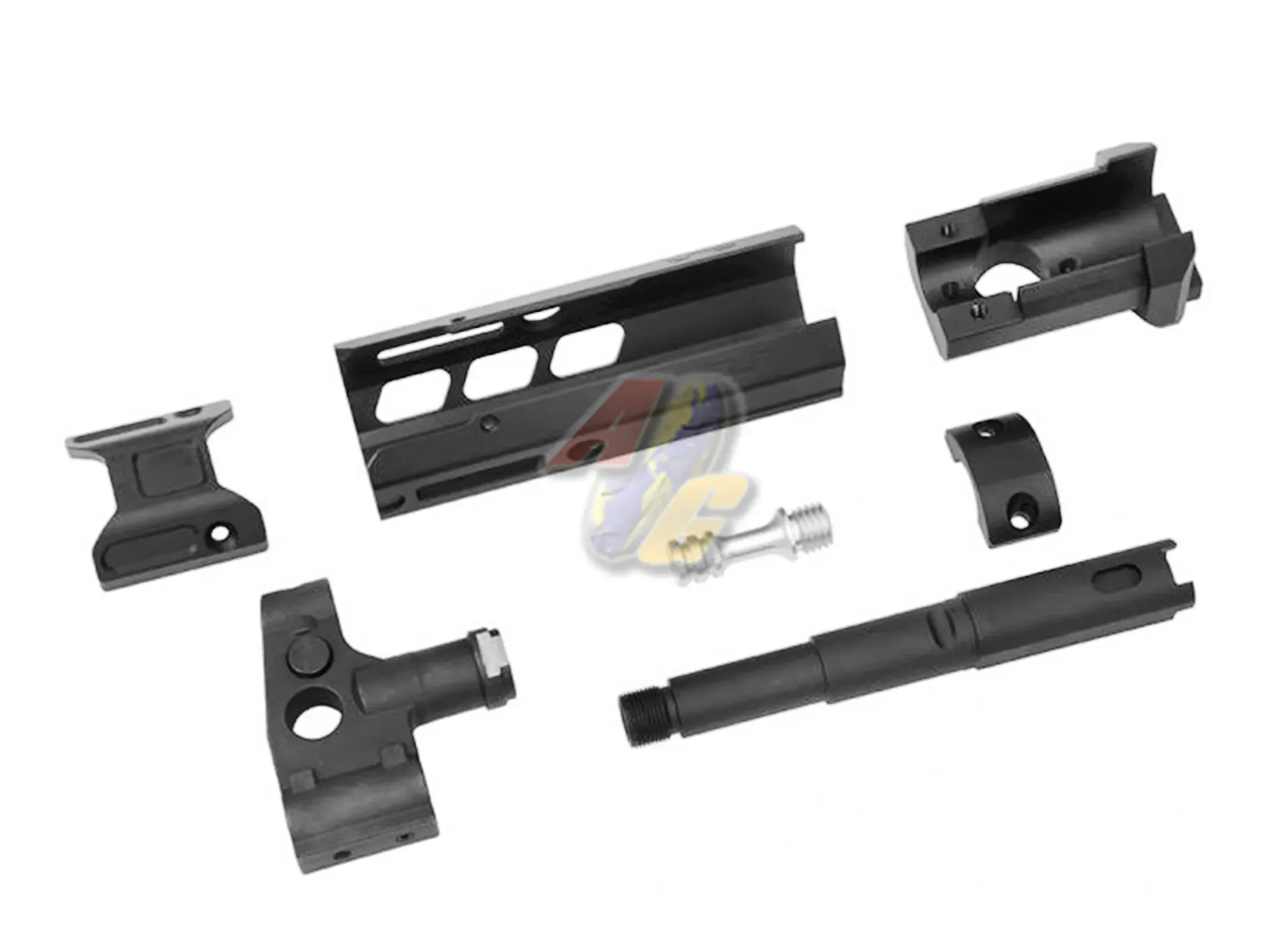 SLR Airsoftworks 4.7" Light M-Lok EXT Extended Rail Conversion Kit Set for Tokyo Marui AKM GBB (by DYTAC)