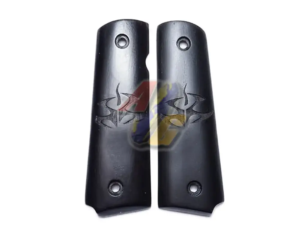 KIMPOI SHOP M1911 Wood Grip for M1911 Gas Pistol (Hitman) (Type A)