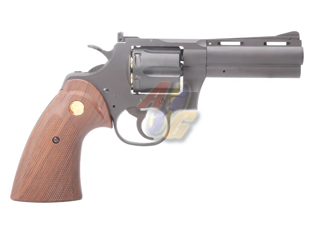 [KA-PG-01-M-GAS] King Arms 4" Python 357 Revolver (Full Colt Marking/ Gas Ver.)