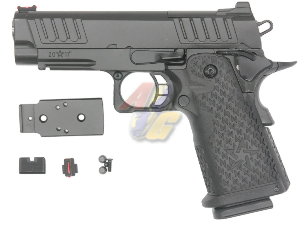 [ARMY-GP-R612B-RMR-BK] Army Armament Staccato C2 GBB Pistol - Black
