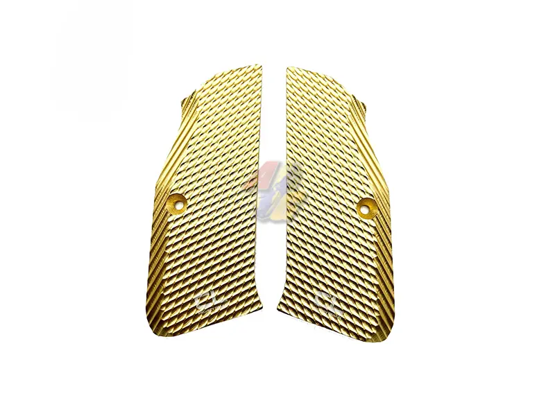 CL Project Design CNC Aluminum Grip for KJ Works CZ Shadow 2 GBB - Gold