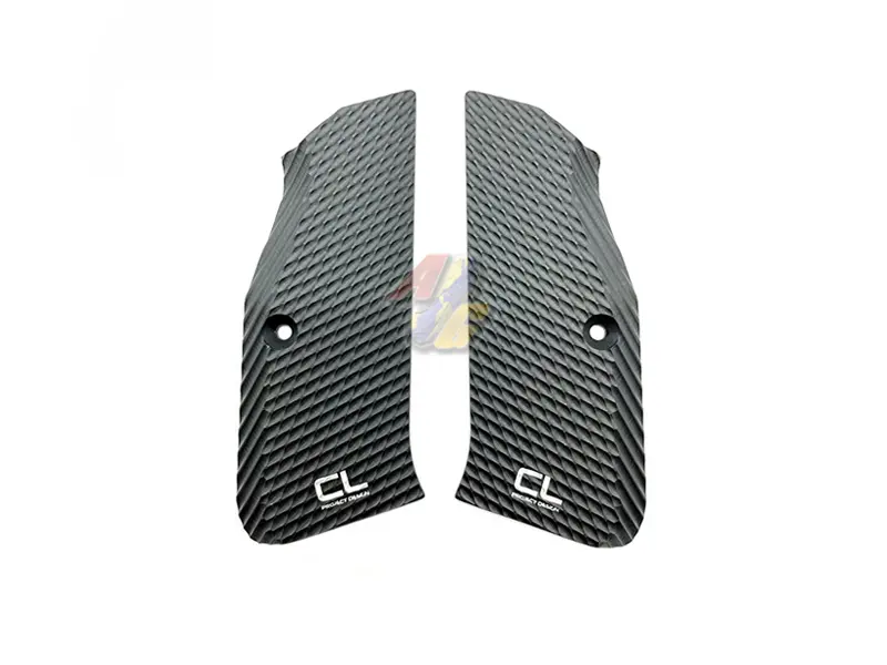 CL Project Design CNC Aluminum Grip for KJ Works CZ Shadow 2 GBB - Black