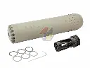 Angry Gun Tornado Dummy Silencer with Tornado MK16 Flash Hider - FDE