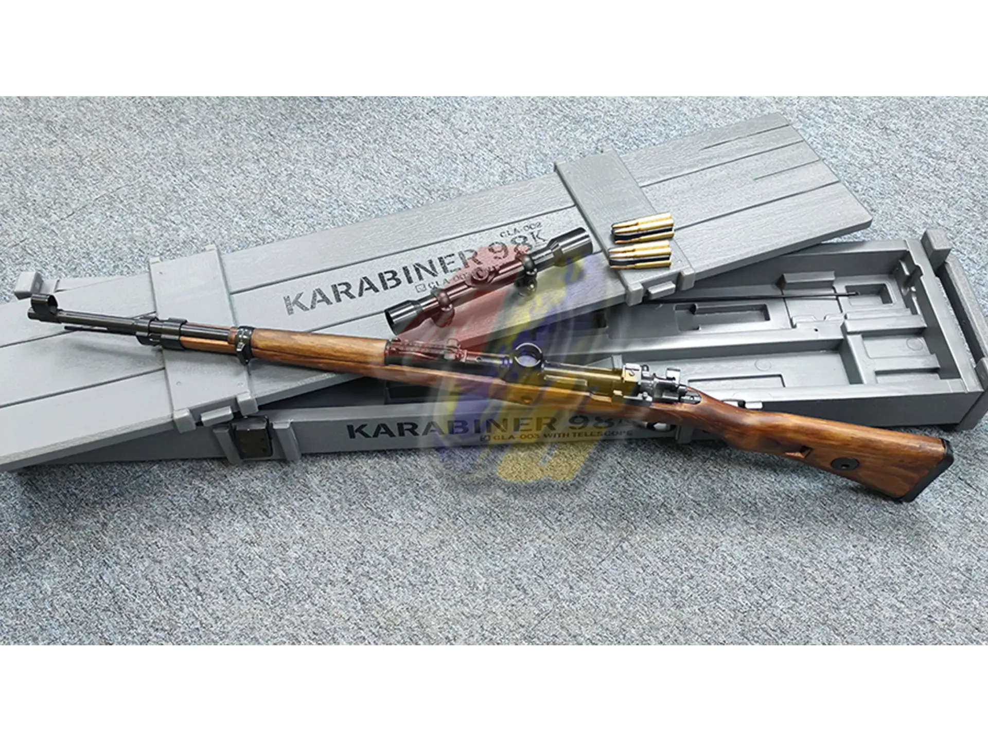ARES Karabiner 98K Steel Version with Scope and Mount (Spring)