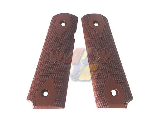 KIMPOI SHOP Ruger Style Wood Grip for M1911 Gas Pistol