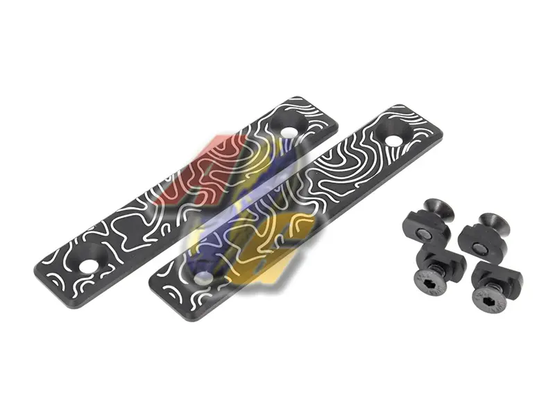 Revanchist Airsoft Contour Pattern Aluminum M-Lok Cover (BK)