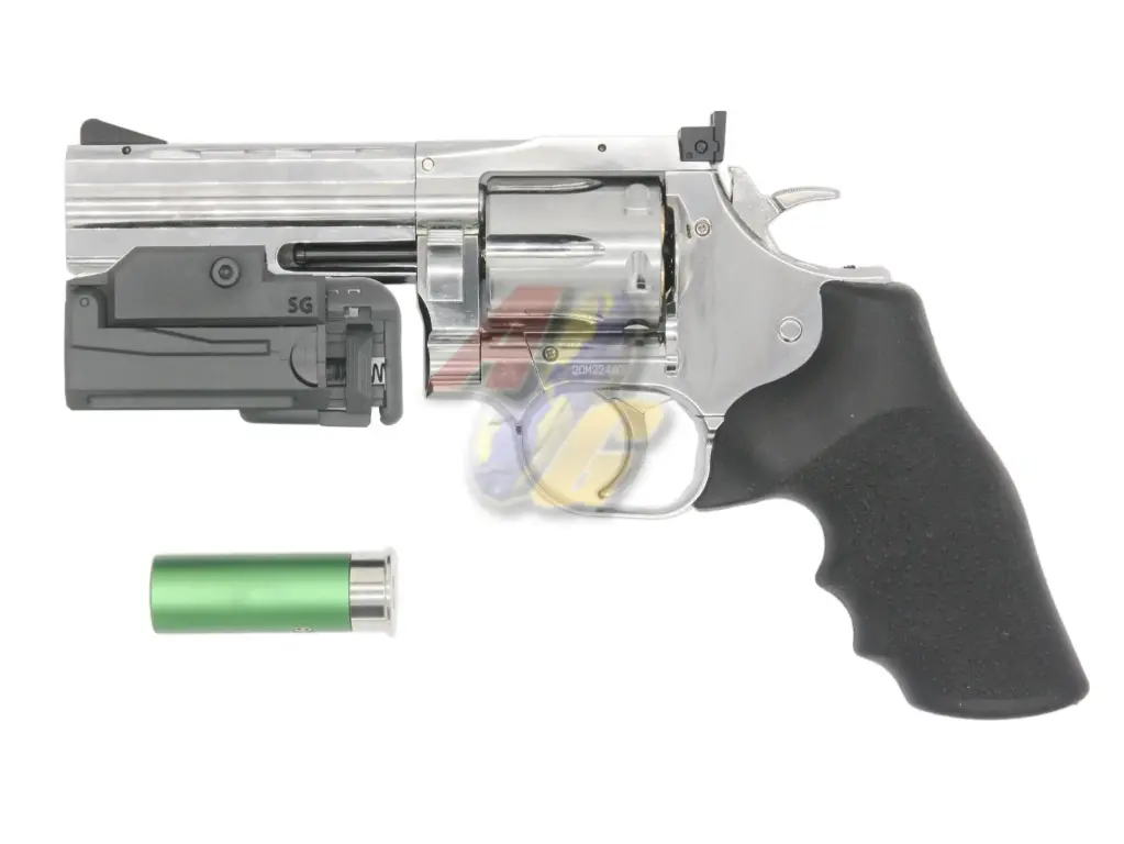 AG Custom Dan Wesson 715 4" Revolver with MSL 715 Grenade Launcher - SV/ BK