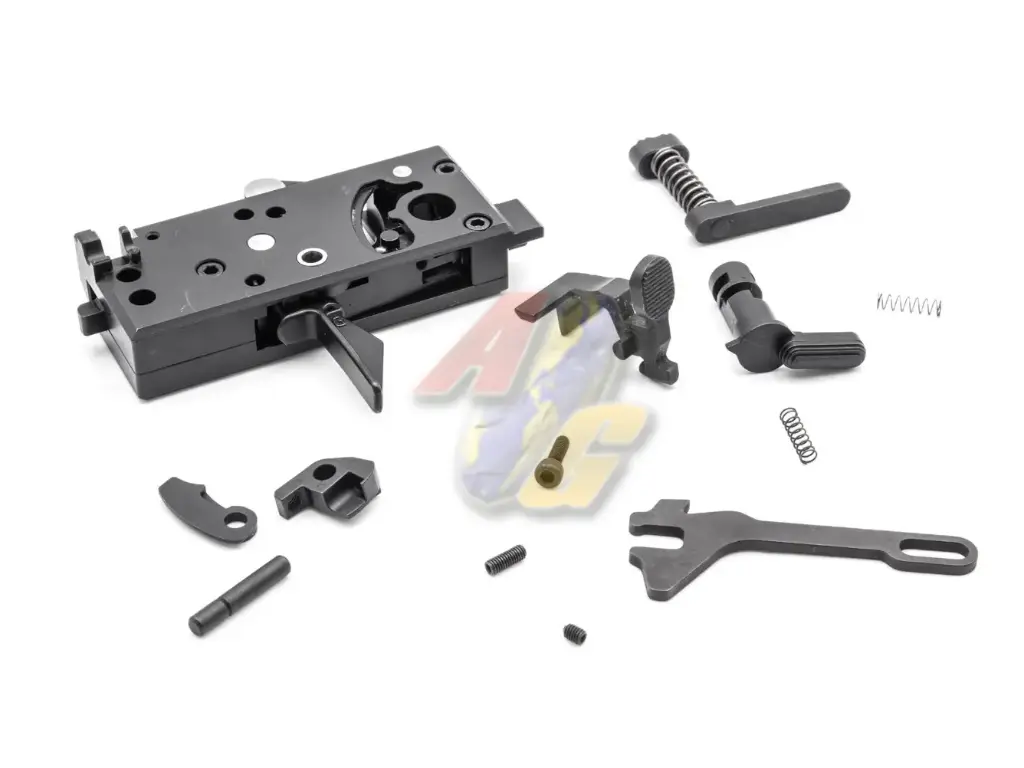 GunsModify EVO Drop in Lower Full Steel GEI Style Trigger for Tokyo Marui M4 GBB (Trigger Box Set)