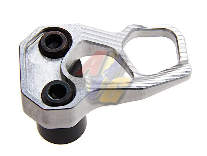GunsModify Aluminum CNC Magazine Release Extension ACXMR Style - MWS Ver. (Silver)