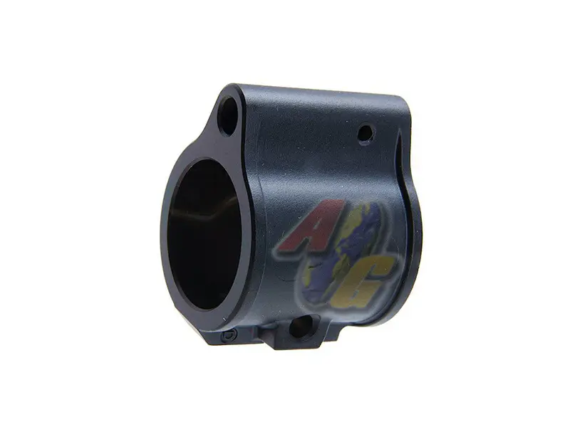 GunsModify Stainless Steel Gas Block for M4 GBB Series - Tin-Nitride (Black)