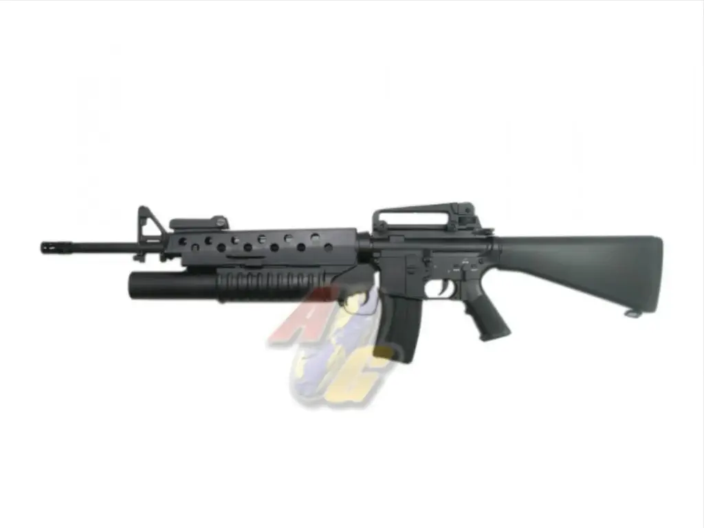 E&C M16A3 AEG with M203 Grenade Launcher (with Marking)