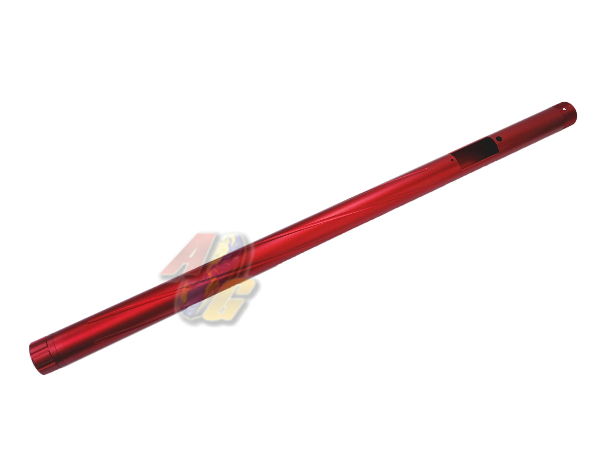 SLONG Aluminum Outer Barrel for Tokyo Marui VSR-10 with 430mm Inner Barrel - Red