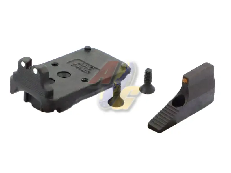 Action Army Steel RMR Adapter and Front Sight Set for Action Army AAP-01 GBB