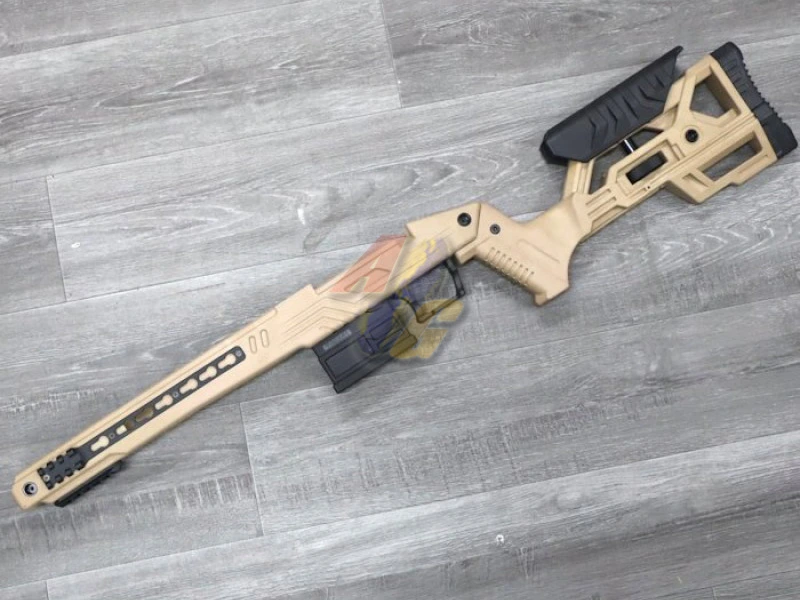 SLONG TSR-100 Tactical Stock for Tokyo Marui VSR-10/ SLONG WSR-100 Sniper Rifle - TAN