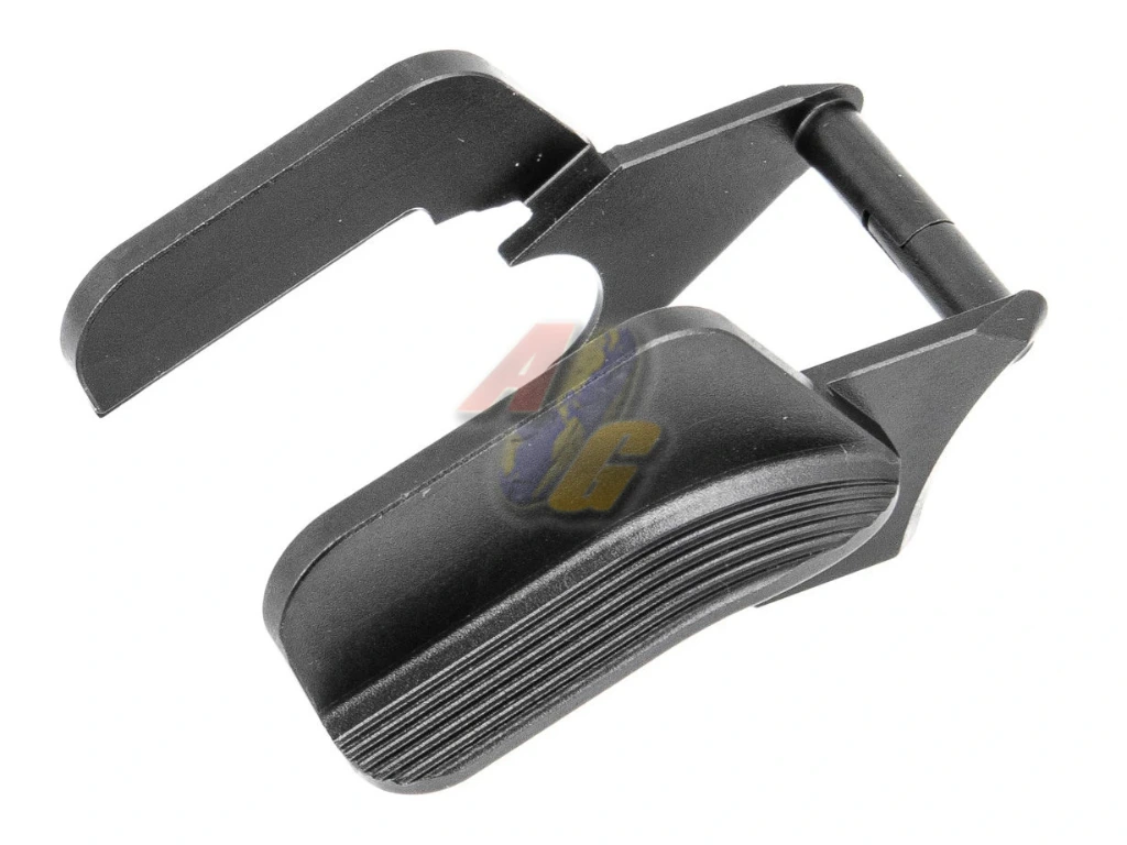 CL Project Design CNC Ambi-Safety with Wing or Tokyo Marui Hi-Capa GBB Series - One Piece Block Stainless Steel (Black)