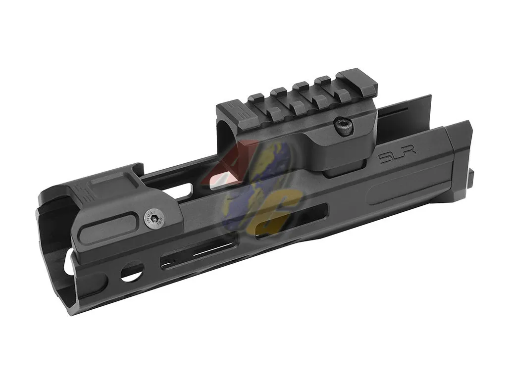 [SLR-RAS10-TM-BK] SLR Airsoftworks 6.5" Light M-Lok EXT Extended Handguard Rail for Tokyo Marui AKM GBB (by DYTAC)