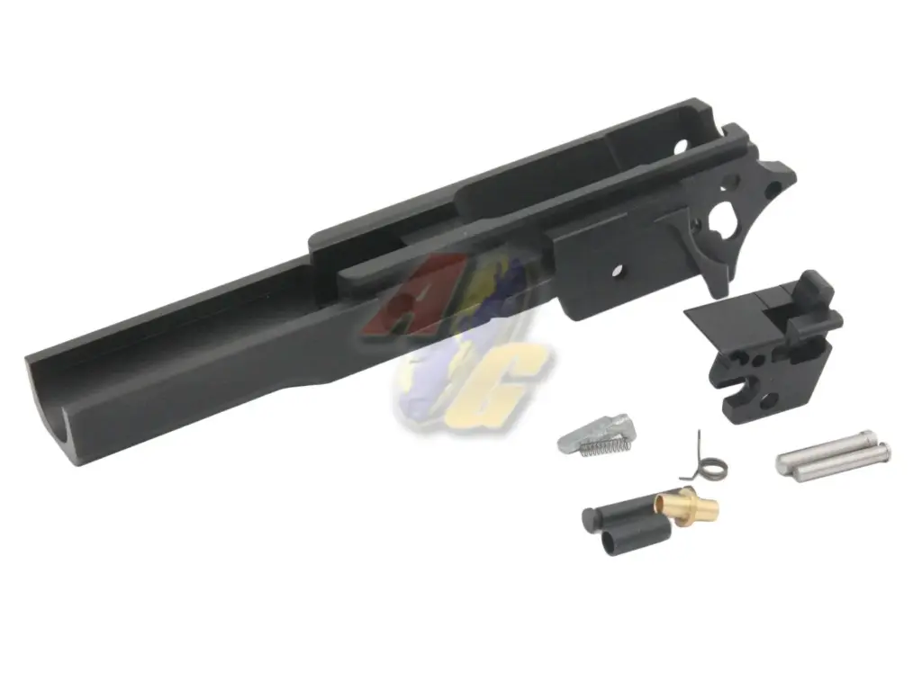 Mafioso Airsoft CNC Stainless Steel Hi-Capa Chassis (Short/ BK/ SV Marking)