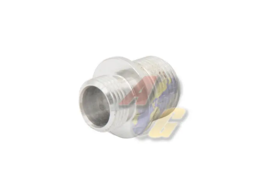 [5KU-GB-497-SV] 5KU Stainless Silencer Adapter M12 to M14 CCW - Silver