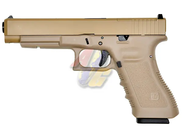 WE G34 MOS Metal Slide GBB Pistol - Tan
