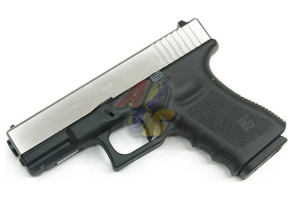 WE G19 Metal Slide GBB Pistol - SV