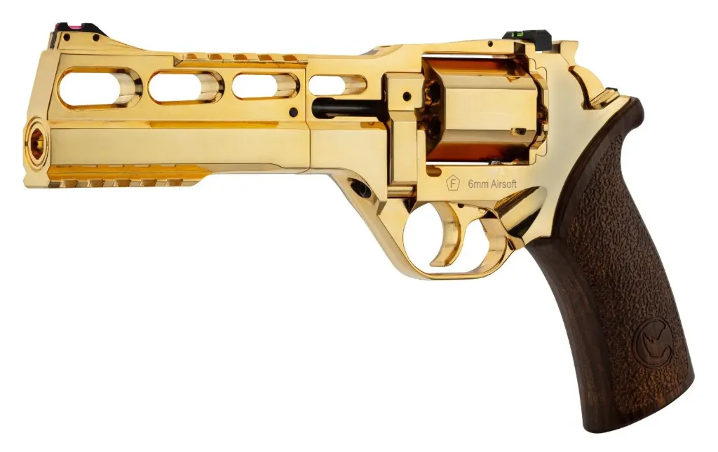 [BO-GP-PG1057-18K] BO Chiappa Rhino 60DS .357 Magnum Co2 Revolver Limited Edition - 18K Real Gold