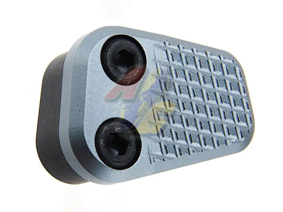 Revanchist Airsoft Aluminum Mag Release for Tokyo Marui M4 Series GBB ( MWS ) ( Grey )