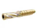 5KU 4.3 Stainless Steel Tornado Outer Barrel for Tokyo Marui Hi-Capa 4.3 Series GBB (Gold/ 11mm+)