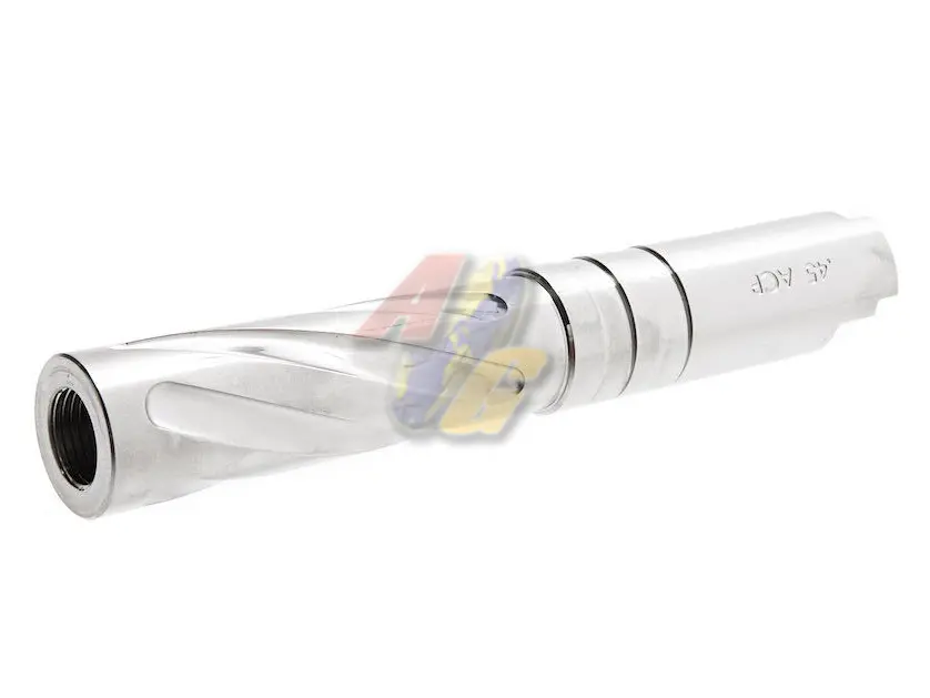 5KU 4.3 Stainless Steel Tornado Outer Barrel for Tokyo Marui Hi-Capa 4.3 Series GBB (Silver/ 11mm+)