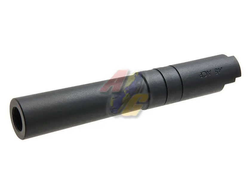 5KU 4.3 Stainless Steel Outer Barrel for Tokyo Marui Hi-Capa 4.3 Series GBB ( Black/ 11mm+ )