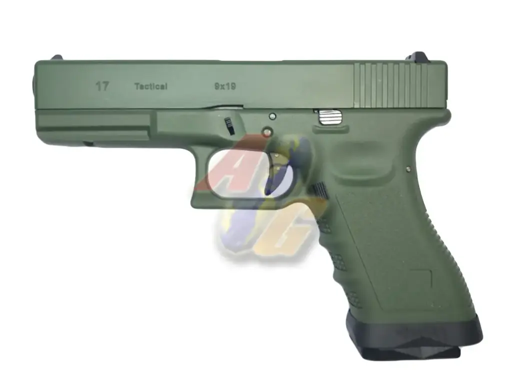 WE G17 OD GBB Pistol (OD/ OD)