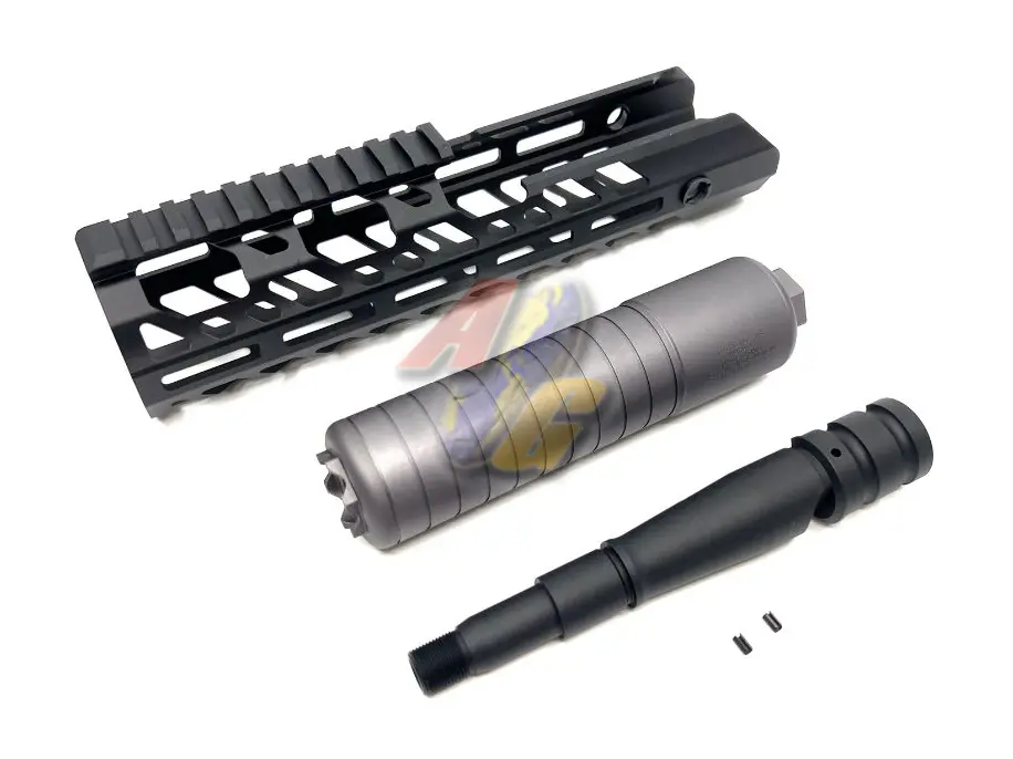 Airsoft Artisan 10" SUR300 Handguard Set for SIG AIR MCX Virtus AEG (Black)