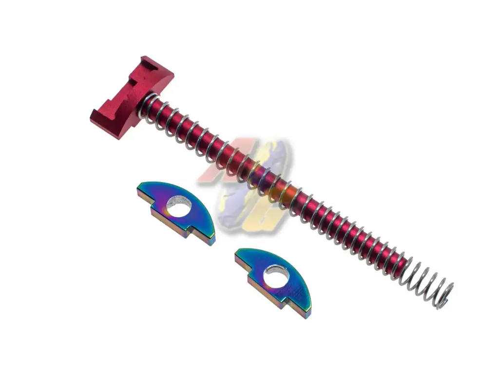 COWCOW Technology Enhanced Aluminum Guide Rod Set for Action Army AAP-01 GBB (Red)