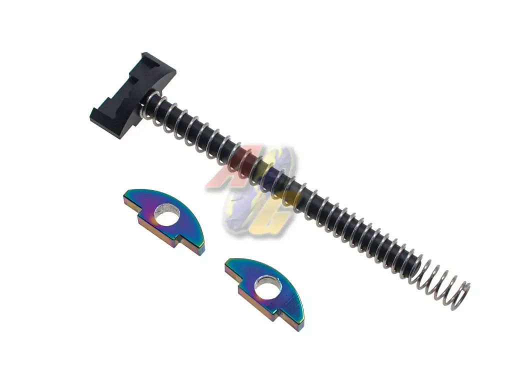 COWCOW Technology Enhanced Aluminum Guide Rod Set for Action Army AAP-01 GBB (Black)