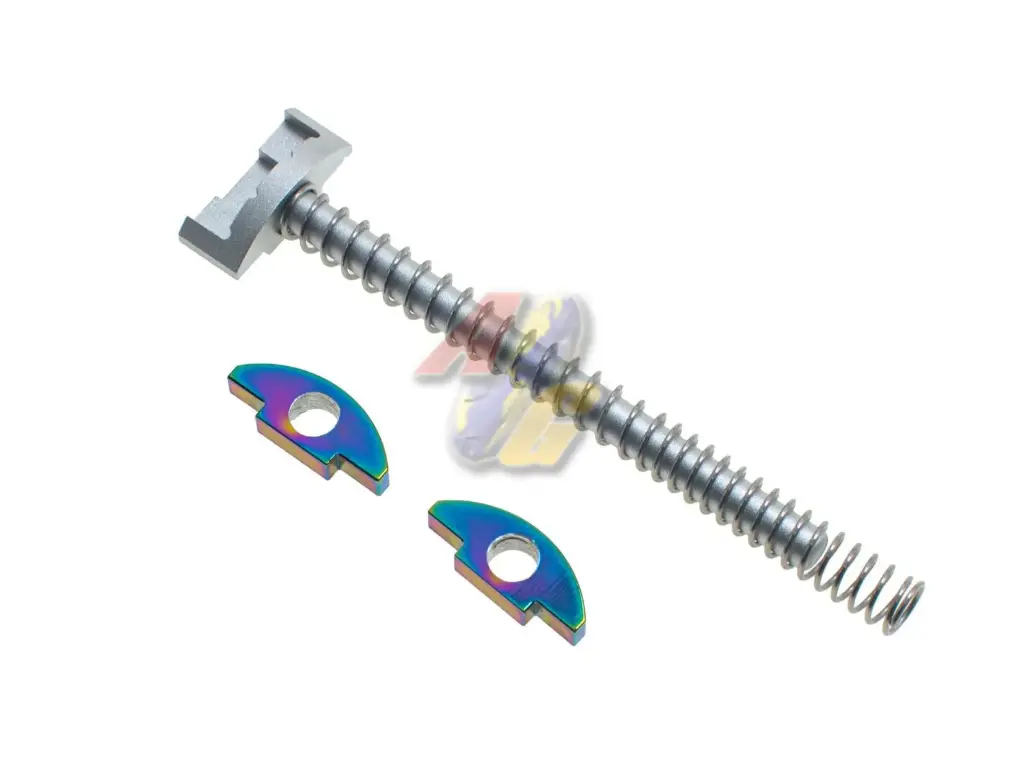 COWCOW Technology Enhanced Aluminum Guide Rod Set for Action Army AAP-01 GBB (Silver)