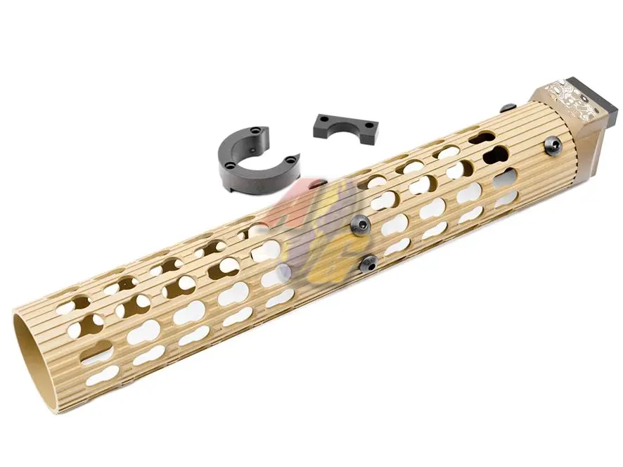 5KU VS-25 KeyMod Rail Handguard for AK-105 Series Airsoft Rifle ( Tan )