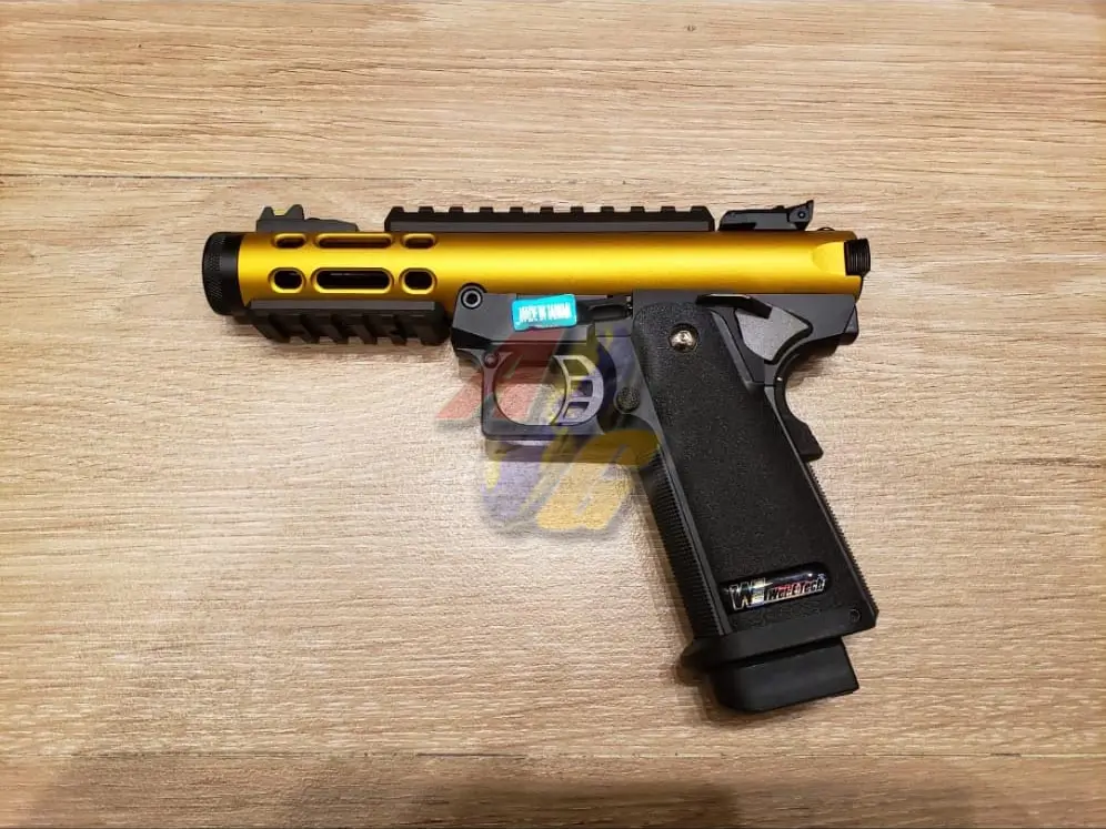 WE 5.1R Galaxy GBB ( Type A, GOLD Slide/ BK Frame )